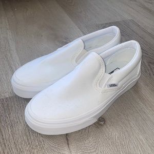 NWT White Slip-on Vans